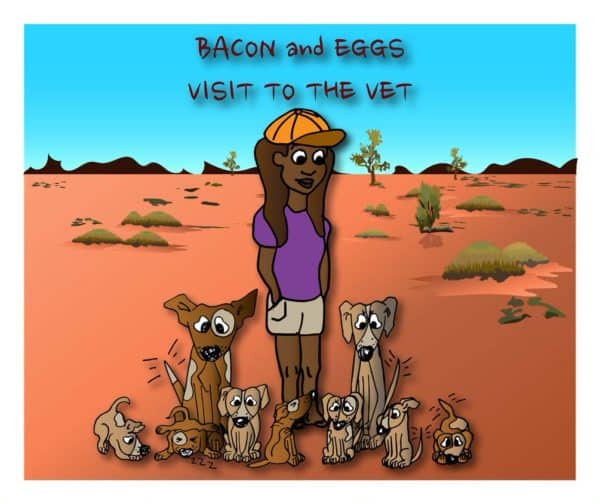 Bacon and Eggs Visit the Vet