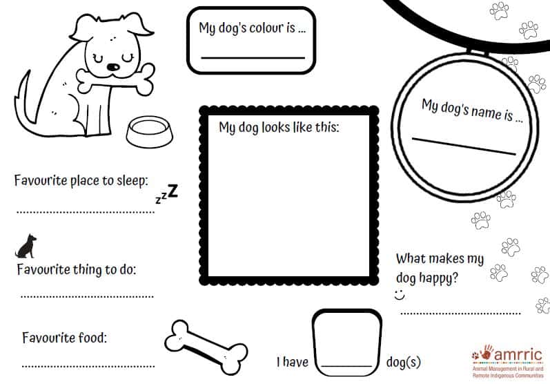 Dog Activity Sheet