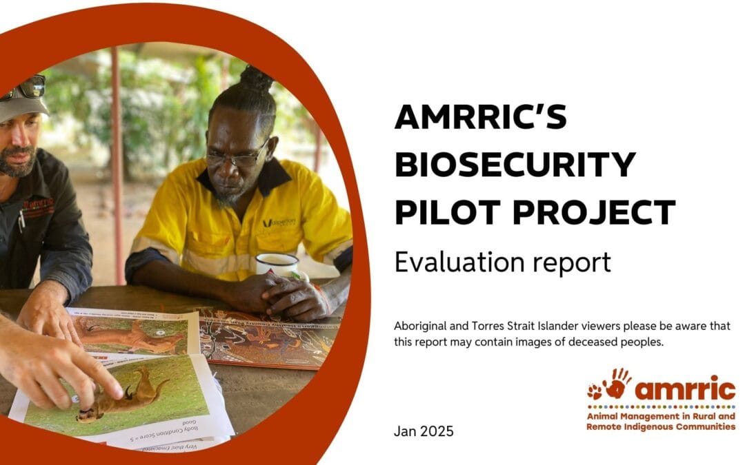 AMRRIC's Biosecurity Pilot Project Evaluation Report Cover Page