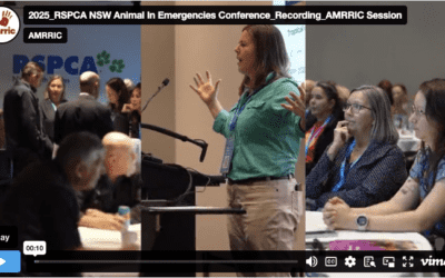 Advocating for companion animal emergency management at the RSPCA NSW Animals in Emergencies Conference 2025